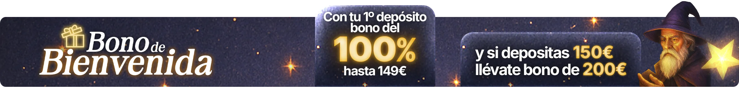 Disfruta de nuestro bono de bienvenida