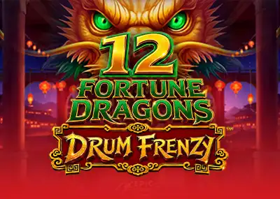 12 Fortune Dragons Drum Frenzy 