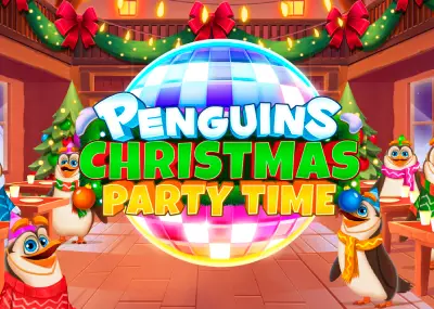 Penguins Christmas Party Time